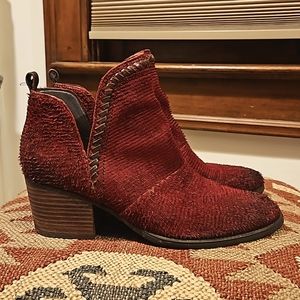 OTBT Venture red western cowboy booties